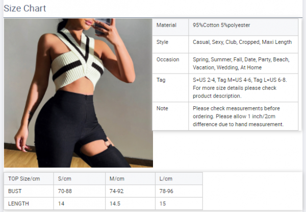 QINSI 2022 Spring Summer Classic Striped Women's Sweater Tank Top Casual Female Sleeveless Halter Neck Camis Tops - Image 5