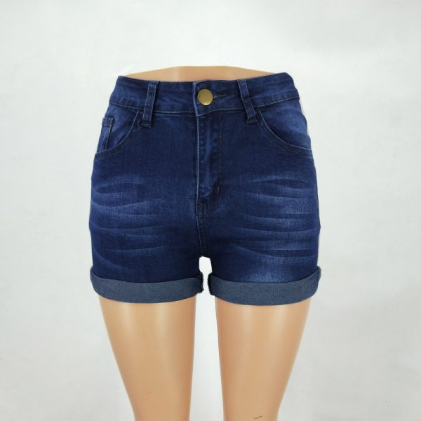 New Luxury Denim Paris Blues Ladies Private Label Fashion Short Female Garments Jeans Women Shorts - Image 3