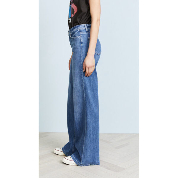 High Waist Wide Leg Flared Jeans Loose Texture High-End Jeans Women Soft Fabric Women Boyfriend Denim - Image 2