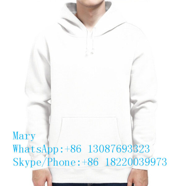 Wholesale custom plus size top quality mens hoodies pullover sweatshirt - Image 2