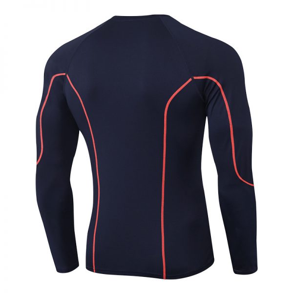 Men Fitness Sport T shirt Long Sleeve Tight Quick Dry Elastic Running Workout Sweat T-Shirt