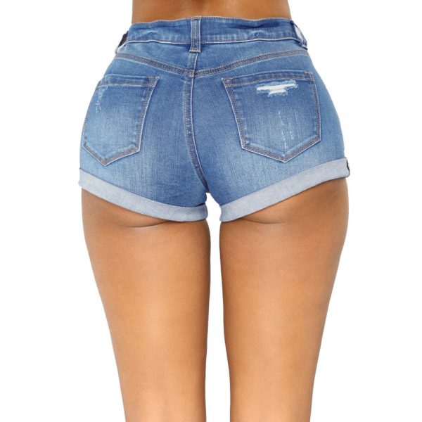 AIPA Summer Stock Sexy Hot Shorts Washed Jeans Denim Shorts High Waist Women Short Jeans For Hot Girl Jeans - Image 4