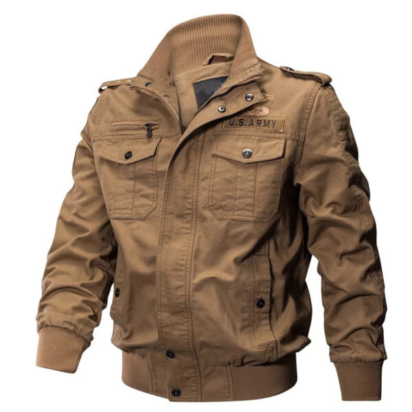 2022 High Quality Military Mens Pilot Jacket Winter Fleece Jackets Warm Thicken Outerwear Plus Size Jacket - Image 3