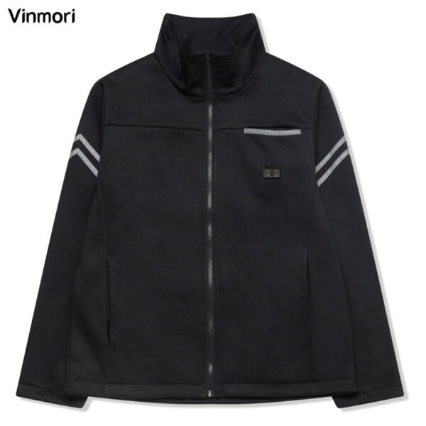 Wholesale VINMORI Women Men Waterproof Soft Polyester Rechargeable Battery Zipper Warm Jacket Motorcycle Heated Cloth For Winter - Image 5