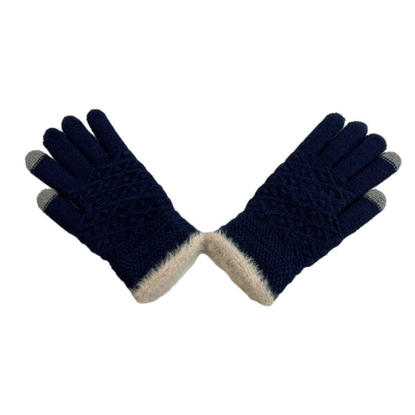 Warm woman winter touch screen gloves custom knitted gloves for sale - Image 5