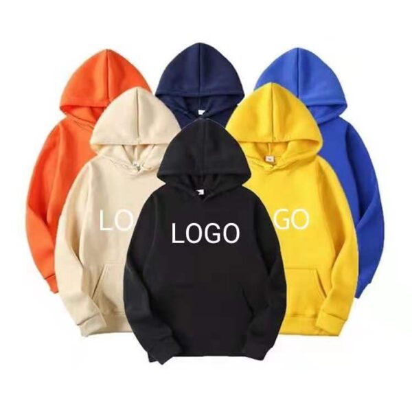 Custom Logo Low Price Solid Color Fall Clothes Thick Winter Hoodies Unisex Oversized Men's Hoodies - Image 6