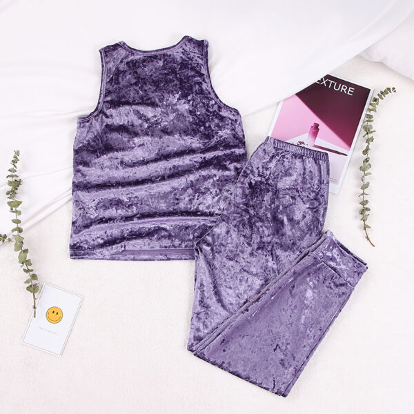 QINSI Family Pajamas Woman Pjs Female Velvet Night Wear Sexy Women Night Wear Women Winter Pajamas Set - Image 4