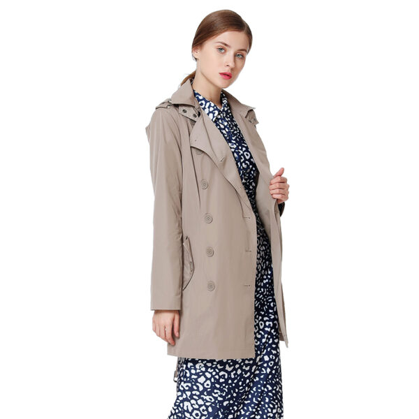 C141 2021 winter clothes for women Elegant Office Formal Casual Women long Coat 2021 - Image 4