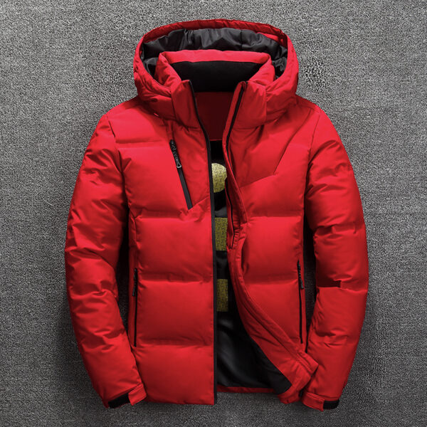 fashion Winter coat wear Eco-friendly man jacket Warm short down jacket 2022 - Image 4