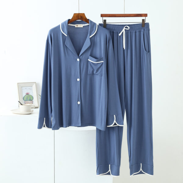 Hot Selling Cozy Two Pieces Modal Nightwear Set Customized Pyjamas Sleep Wear Women Pajama Cotton Pyjamas Women Pajamas Set - Image 2