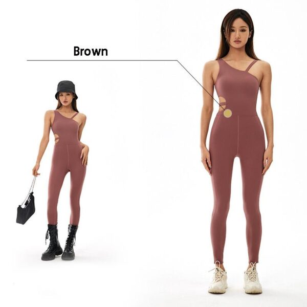 Hot Sell Workout Body Suit Training Wear Sport Jumpsuit Woman Yoga Suit for Fitness - Image 4