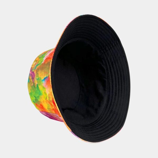 Wholesale Fashion Tie Dye Bucket Hat Outdoor Fisherman Hat Double-sided Wearing Designed Adult Reversible Bucket Hat Cap - Image 2