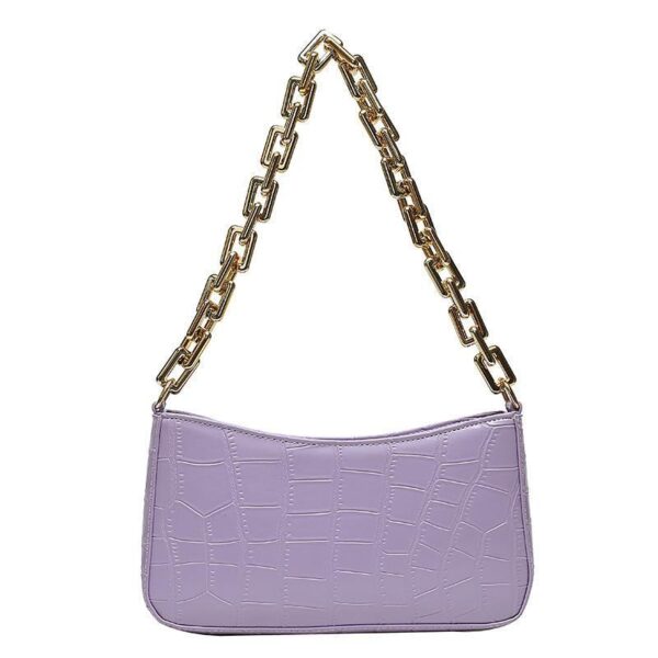 2021 2021 Trendy Chain Ladies Sling Armpit Bags Shoulder Bag Leather Women purses and handbags