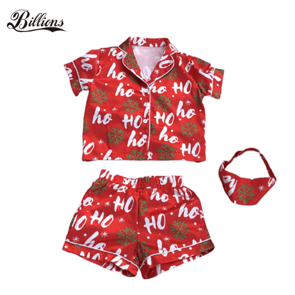 2022 christmas pyjamas print adult hoho pijamas sleep wear short sleeve christmas pajamas women's sleepwear