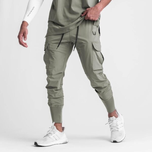 Wholesale Custom Blank cargo Stretch Gym Men Jogger Pants Slim Fit Sport Running Athletic Mens Sweat Pants mens clothing - Image 3